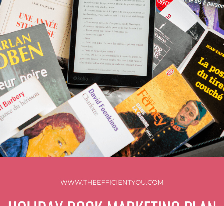 Putting my holiday book marketing plan into action